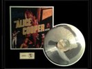 THE ALICE COOPER SHOW LP FRAMED WHITE GOLD SILVER PLATINUM TONE NON RIAA