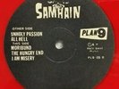 SAMHAIN Unholy Passion MISFITS DANZIG INITIUM BLACK FLAG NECROS ORiG PLAN 9 RED