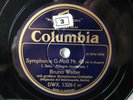 3x 78rpm BRUNO WALTER cond. MOZART SYMPHONY #40 - Orig. German Columbia