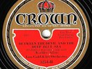 Crown #3254: Lou Gold Orch.-Devil & Deep Blue Sea/Under The Mistletoe E/E+ clean