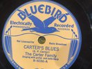Conq 8693 Carter Family CARTER'S BLUES  78rpm Country N- 1929-30