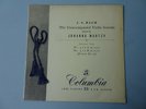 Johanna MARTZY ?– Bach - 33CX LPM 1287 - NM
