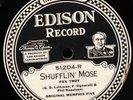 Original Memphis Five-Shufflin' Mose-Edison Diamond Disc 51204-SUPERB