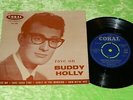 BUDDY HOLLY & THE CRICKETS : Rave on EP - 1960's UK round centre 7