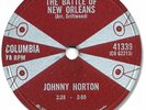 1959 JOHNNY HORTON Country Rock 78 RPM Record. Battle of New Orleans