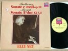 ELLY NEY piano sonatas MOZART BEETHOVEN 1stPress EUROPA STEREO MINT