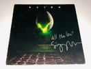 Alien Rare Original Movie Soundtrack Vinyl LP Record Signed Sigourney Weaver WOW