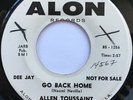 ALLEN TOUSSAINT Go Back Home RARE NEW ORLEANS DEEP SOUL PROMO 45 *hear*