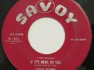 LITTLE ESTHER If It’s News To You /Longing in Heart SAVOY 45 mod R&B 1957 HEAR
