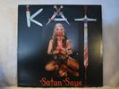 THE GREAT KAT , SATAN SAYS , VINYL LP FIRST PRESS THRASH METAL ,  autographed
