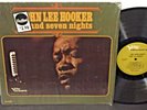 JOHN LEE HOOKER And Seven Nights 1965 VERVE FOLKWAYS Orig MONO LP EX In SHRINK