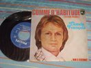 CLAUDE FRANCOIS - COMME D'HABITUDE , PORTUGAL 7'' 45 PHILIPS RARE