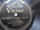 Club Royal Orchestra 78rpm Single 10-inch Victor Records #18901 Sweet Indiana