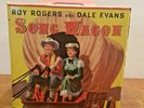 A Golden Record Chest Roy Rogers and Dale Evans Song Wagon Original Box Vinyl 45