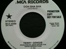 Rare 1982 Mod Soul Funk Boogie MCA DJ Promo 45 Terry Gengis OOH SHA SHA Ner Mint