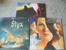 STYX * Bundle of 3    EQUINOX , PIECES OF EIGHT, CORNERSTONE  * NEW VINYL LP's
