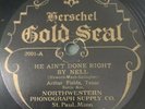 Rare Label 78 rpm HERSCHEL GOLD SEAL #2001 with Arthur Fields and Jack Kaufman.