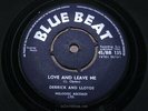 LLOYD CLARKE [Derrick & Lloyds]/ DERRICK MORGAN   Love And Leave Me   EX   1962