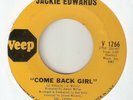JACKIE EDWARDS Come Back Girl VEEP  NORTHERN SOUL USA 45