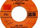 JACK SCOTT - Carlton EP1072 - Canada - Goodbye Baby, Way I Walk, Dreaming of You