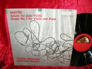 UK NM ALP 1705 MONO BARTOK SONATA FOR SOLO VIOLIN, SONATA No.1 FOR VIOLIN AND PI