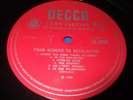 GENESIS FROM GENESIS TO REVELATION FIRST MONO UNBOXED DECCA  LK 4990 +LYRIC