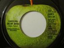 JAMES TAYLOR Carolina On My Mind (Apple PRO 1805) USA 45 Promo Beatles