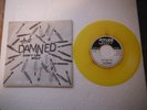 The Damned Don't Cry Wolf Rare Belgium Yellow Vinyl 7