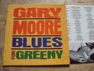 GARY MOORE - BLUES FOR GREENY LP UK 1st Peter Green Fleetwood Mac V 2784 SUPERB