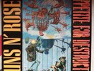 Guns n Roses - Appetite For Destruction - Blue Vinyl Re-Issue, good condition.