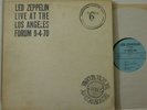 1970 RARE 2x LP Live At The Los Angeles Forum 9-4-70 LED ZEPPELIN Rubber Dubber