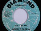 Northern Soul 45 DICKEY & GLORIA Mr. Clean DIAMOND VG+ HEAR