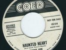 Rockabilly - Johnny Lion COED 514 Haunted heart / Ingemar Johansson ? 1959