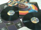 E.L.O. OUT OF THE BLUE LP UK Press 1977 + unused spaceship + poster STUNNING