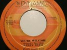 BARRY BIGGS   YOU'RE WELCOME    DYNAMIC EX CONDITION