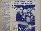 TANGERINE DREAM Babylon’s Strange LP Live In Seattle 1977 KRAUTROCK RARE no TMOQ