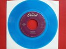The Beatles   * SOMETHING  * NEW/MINT BLUE VINYL JUKE BOX ONLY 45  HARRISON