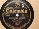 Cross & Puckett  78rpm Single 10-inch Columbia Records #15206-D Red River Valley