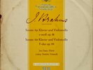 DGG LP: BRAHMS CELLO & PIANO SONATAS OP. 38 & 99: LUDWIG HOELSCHER / JORG DEMUS