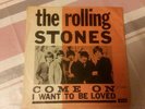 Rolling stones,single,Denmark,1963,come on.  M/T 1963 press vinyl