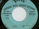 THE VELVET UNDERGROUND & NICO: SUNDAY MORNING / FEMME FATALE - PSYCH PROMO 45rpm