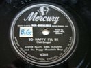 LESTER FLATT and EARL SCRUGGS  So Happy I'll Be  MERCURY 1950 Bluegrass 78