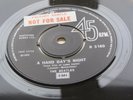 THE BEATLES 1976 UK 45 A HARD DAYS NIGHT  PROMO  FACTORY SAMPLE NOT FOR SALE