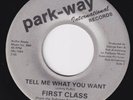 FIRST CLASS Tell Me What You Want  withdrawn 45 MODERN SOUL disco HEAR
