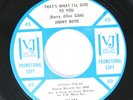 WHITE Label PROMO Written by BARRY GIBB  Jimmy Boyd VJ 686 M- ROCK N' ROLL 45