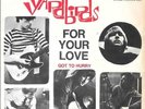THE YARDBIRDS 45 FOR YOUR LOVE+PS ITALY RARE 1965