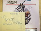 ASIA Armed to the Teeth Autograph Signed Signature Album LP and Note Asia Record