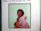 LOREZ ALEXANDRIA SING NO SAD SONGS RARE ORIG '61 ARGO MONO WHITE LABEL PROMO LP