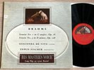 GIOCONDA DE VITO violin sonatas BRAHMS, FISCHER 1950s UK ED1 HMV ALP 1282 NM