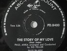 V/RARE - PAUL ANKA - DON'T SAY YOU'RE SORRY - SOUTH AFRICA- 78 RPM - EXC+ COND